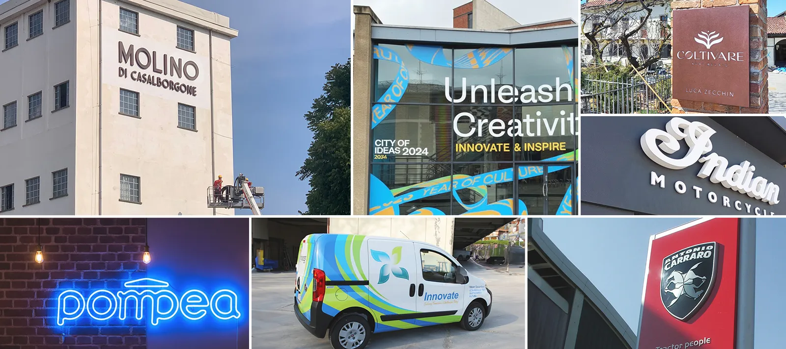 Sunrise Insegne - Dalla Progettazione alla Realizzazione: servizi su misura per la tua attività