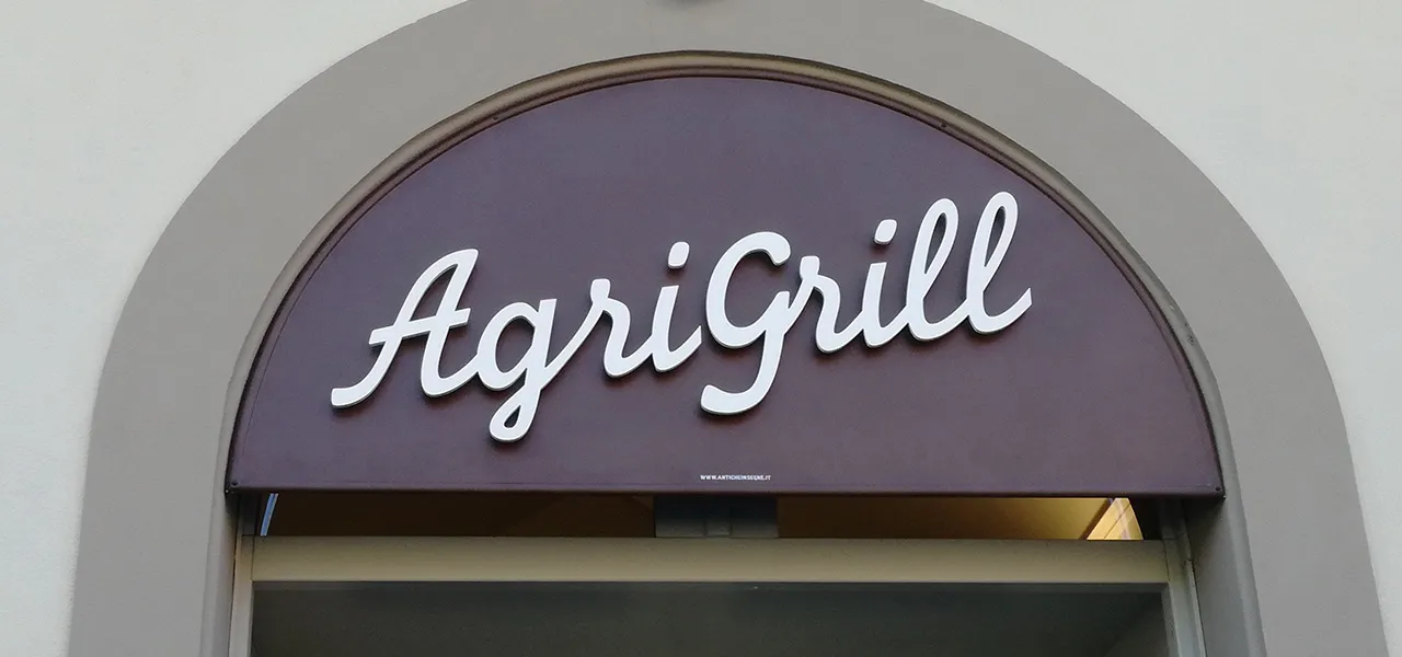 Insegna a Pannello - AgriGrill - Sunrise Insegne