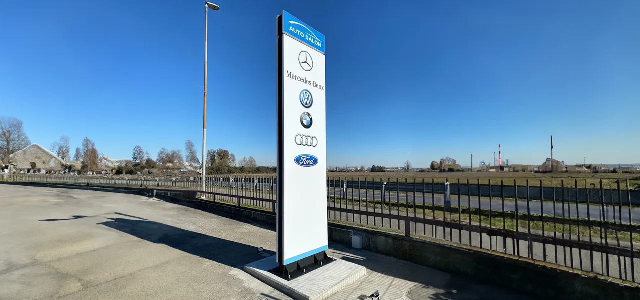 Insegna Totem - Auto - Sunrise Insegne