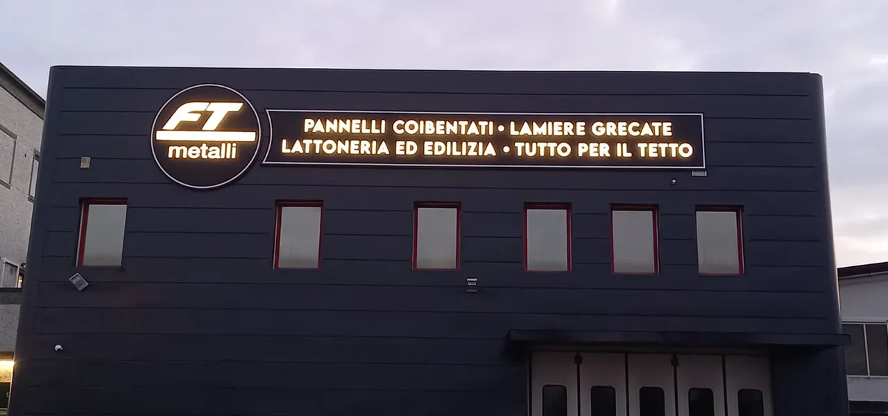 Insegna Cassonate - FT Metalli - Sunrise Insegne