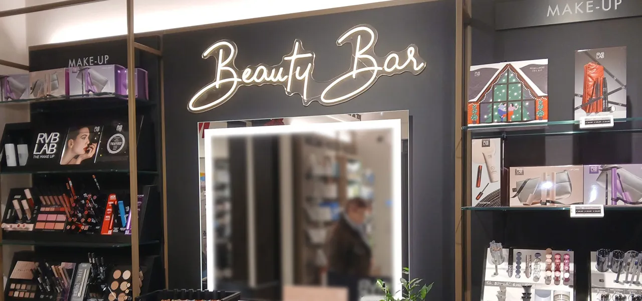 Insegna Filo Led - Beauty Bar - Sunrise Insegne