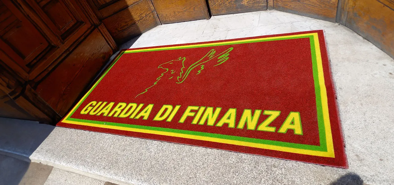 Insegna Zerbino Personalizzato - Guardia di Finanza - Sunrise Insegne