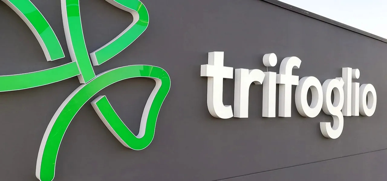 Insegna Aziendale di Grande Dimensione - Trifoglio - Sunrise Insegne