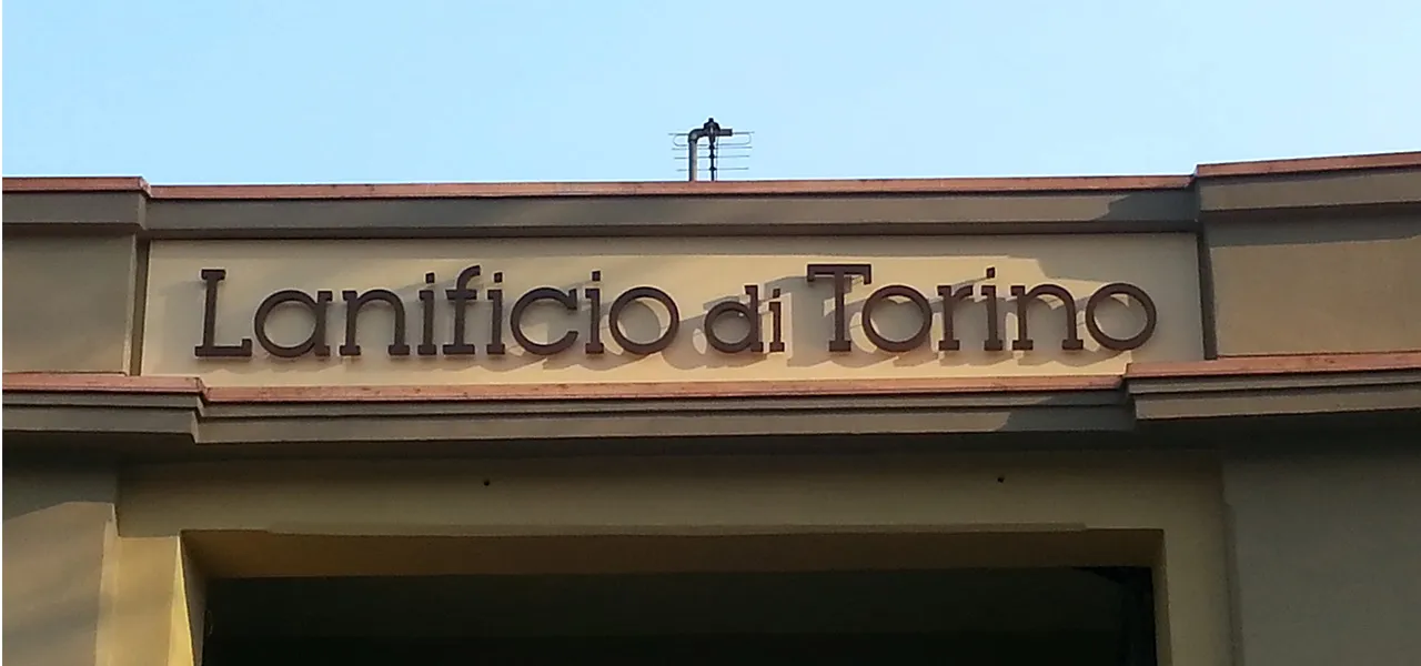 Insegna Lettere Scatolate - Lanificio di Torino - Sunrise Insegne